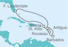 Itinerario del Crucero Islas Vírgenes, Antigua Y Barbuda, Barbados - Celebrity Cruises