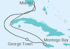 Itinerario del Crucero Jamaica, Islas Caimán - Carnival Cruise Line