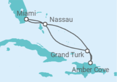 Itinerario del Crucero Bahamas - Carnival Cruise Line