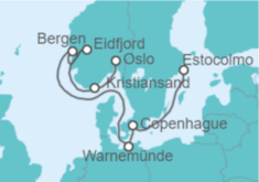 Itinerario del Crucero Dinamarca, Alemania, Noruega - MSC Cruceros