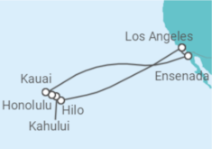 Itinerario del Crucero Islas Hawaianas - Princess Cruises