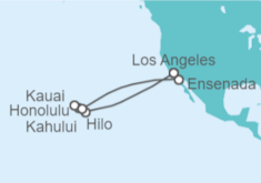 Itinerario del Crucero Islas hawaianas - Princess Cruises