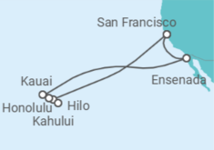 Itinerario del Crucero Hawai - Princess Cruises