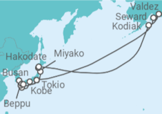 Itinerario del Crucero Enamórate de Japón - Silversea