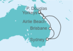 Itinerario del Crucero Australia - Princess Cruises