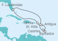 Itinerario del Crucero Antillas, Barbados, Santa Lucía - Celebrity Cruises