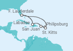 Itinerario del Crucero Saint Maarten, Puerto Rico - Royal Caribbean