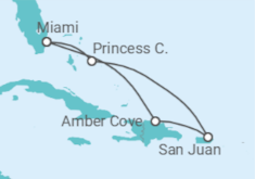 Itinerario del Crucero Puerto Rico - Princess Cruises