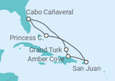 Itinerario del Crucero Caribe Oriental con Puerto Rico - Princess Cruises