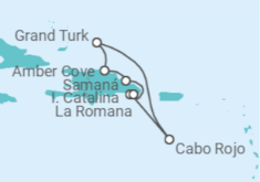 Itinerario del Crucero Bahamas, República Dominicana - Costa Cruceros