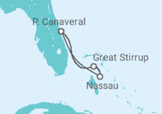 Itinerario del Crucero Bahamas - NCL Norwegian Cruise Line