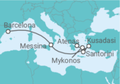 Itinerario del Crucero Islas Griegas y Turquía - con vuelos - Celebrity Cruises