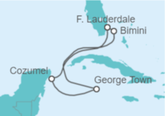 Itinerario del Crucero México, Islas Caimán, Bahamas - Celebrity Cruises