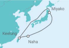 Itinerario del Crucero Japón, Taiwán - MSC Cruceros