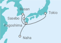 Itinerario del Crucero Corea Del Sur, Japón - MSC Cruceros