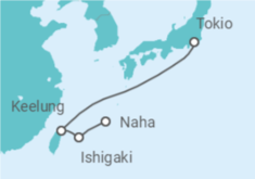 Itinerario del Crucero Japón, Taiwán - MSC Cruceros