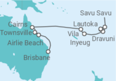 Itinerario del Crucero Australia, Vanuatu - NCL Norwegian Cruise Line