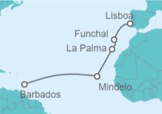 Itinerario del Crucero Islas Canarias - Silversea