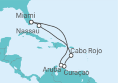 Itinerario del Crucero Bahamas, Curaçao, Aruba - Con vuelos - Royal Caribbean