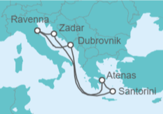 Itinerario del Crucero Croacia, Grecia - Royal Caribbean