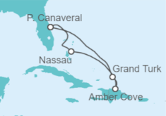 Itinerario del Crucero Bahamas - Carnival Cruise Line