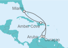 Itinerario del Crucero Aruba, Curaçao - Carnival Cruise Line