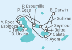 Itinerario del Crucero Islas Galápagos - Celebrity Cruises