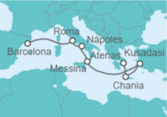 Itinerario del Crucero Italia, Turquía, Grecia - Celebrity Cruises