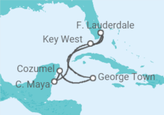 Itinerario del Crucero Estados Unidos (EE.UU.), México, Islas Caimán - Celebrity Cruises