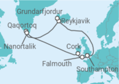 Itinerario del Crucero Reino Unido, Islandia - Princess Cruises