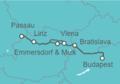 Itinerario del Crucero Rapsodia del Danubio - Panavision