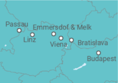 Itinerario del Crucero Rapsodia del Danubio - Panavision