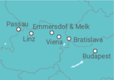 Itinerario del Crucero Rapsodia del Danubio - Panavision