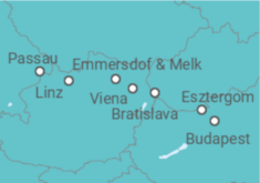 Itinerario del Crucero Danubio Clásico I - Panavision