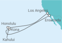 Itinerario del Crucero Islas de Hawaii - Princess Cruises