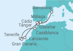 Itinerario del Crucero Islas Canarias - Celebrity Cruises