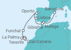 Itinerario del Crucero Islas Canarias - MSC Cruceros