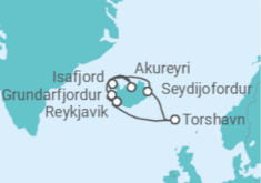 Itinerario del Crucero Akureyri e Isafjordur  - NCL Norwegian Cruise Line