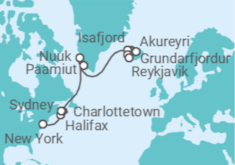 Itinerario del Crucero Francia e Irlanda  - NCL Norwegian Cruise Line