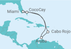 Itinerario del Crucero Aruba - Royal Caribbean