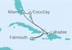 Itinerario del Crucero Jamaica - Royal Caribbean