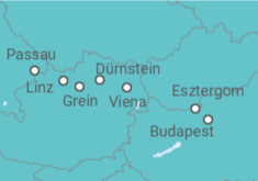 Itinerario del Crucero Perlas del Danubio y el valle de Wachau - Riverside