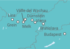 Itinerario del Crucero Maravillas del Danubio: de Budapest a Viena y el valle de Wachau - Riverside