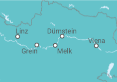 Itinerario del Crucero Un vals vienés y el espectacular valle de Wachau - Riverside