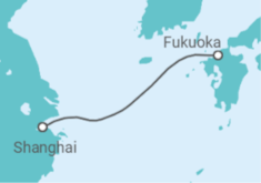 Itinerario del Crucero Fukuoka - Royal Caribbean