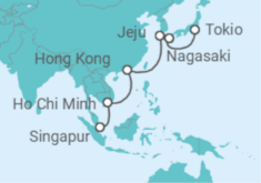 Itinerario del Crucero De Tokio a Singapur - Royal Caribbean