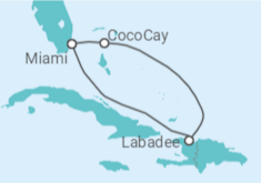 Itinerario del Crucero Caribe Oriental & Perfect Day - Royal Caribbean