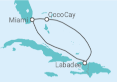 Itinerario del Crucero Caribe Oriental & Perfect Day - Royal Caribbean