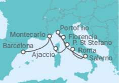 Itinerario del Crucero Históricas ruinas e imponentes catedrales - Silversea