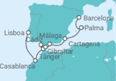 Itinerario del Crucero Modernidad y tradición - Silversea